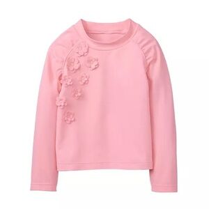Janie and Jack Girl English Rose Flower Rash Guard 2T BRAND NEW WITH TAGS